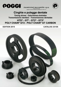 tandriemaandrijving HTD - GT - GT2 - GT3 - POLYCHAIN GT2 - POLY CHAIN GT CARBON